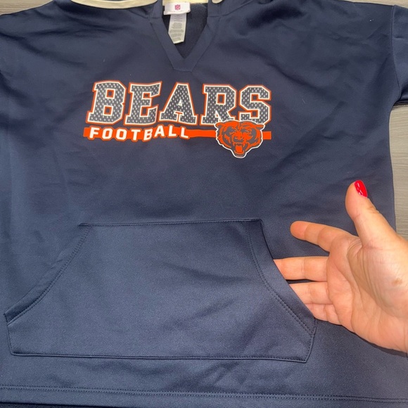 NFL Chicago Bears Teens Apparel Sweatshirt Fleece Hoodie Teen Girl’s XL 15/17 - Picture 5 of 11